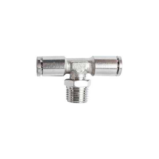 Metal Pu Fitting T-joint 6mm 1/4" M